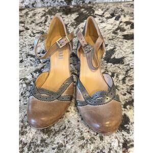 Fidji Leather Mary Jane Clogs